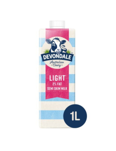 Devondale Milk Long-life Skim Semi 1ltr x 1